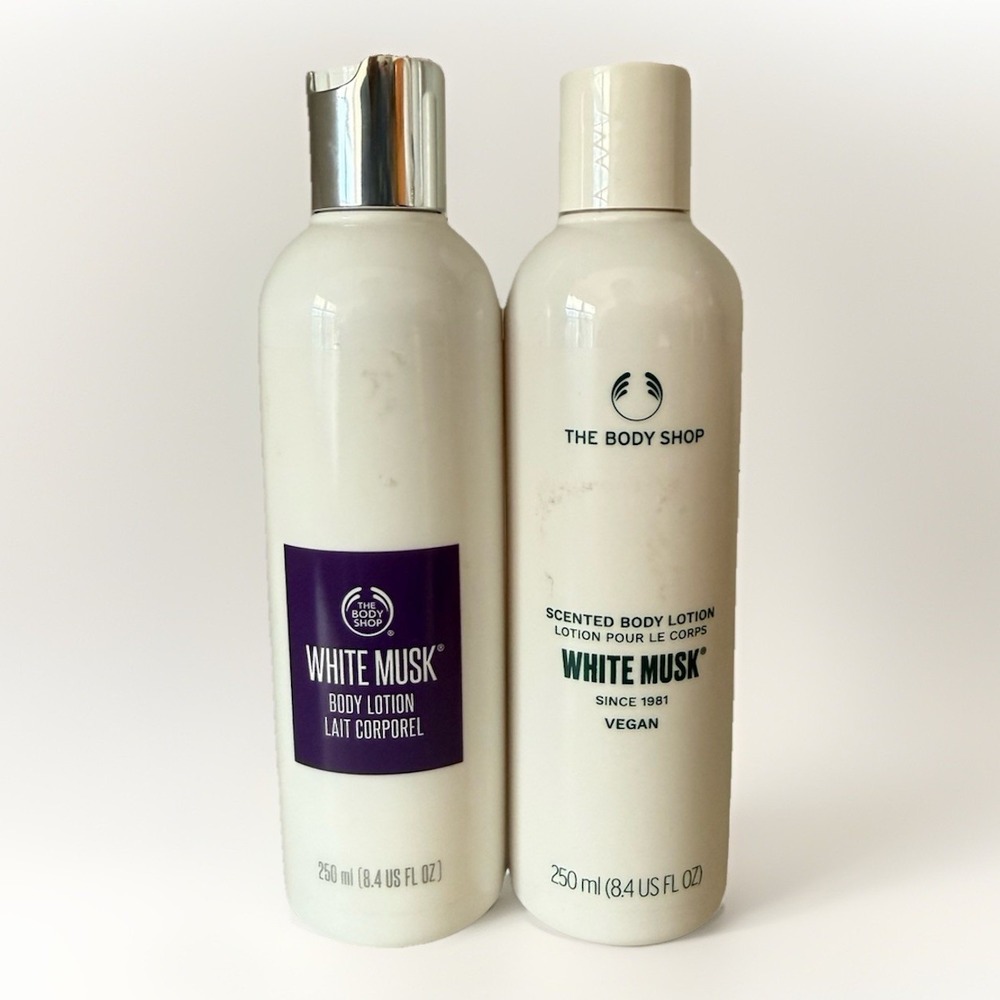The Body Shop White Musk‎ Body Lotion 250ml 8.4 oz 2x